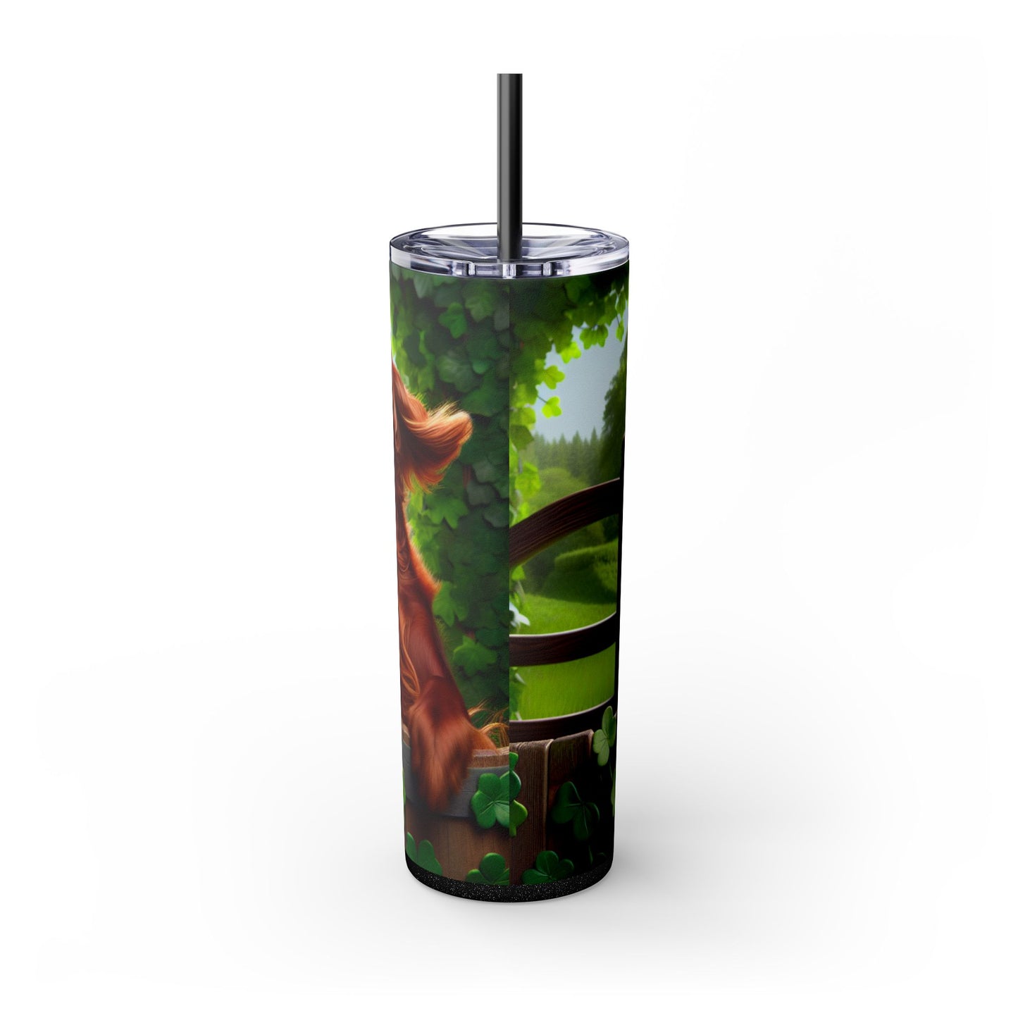 Irish Setter Tumbler with Straw, 20oz