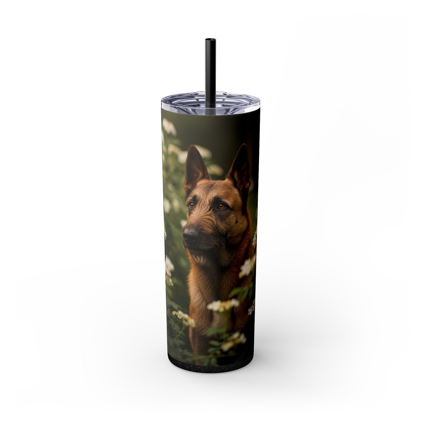 Belgian Shepherd Dog Laekenois Tumbler with Straw, 20oz
