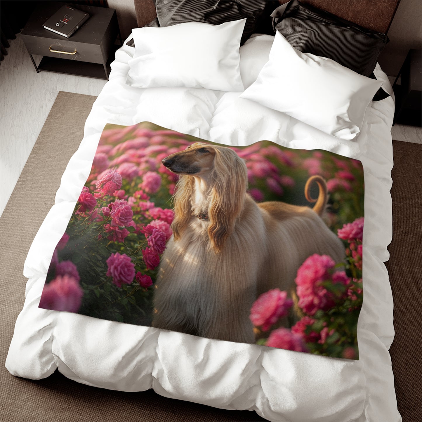 Afghan Hound Sweatshirt Blanket