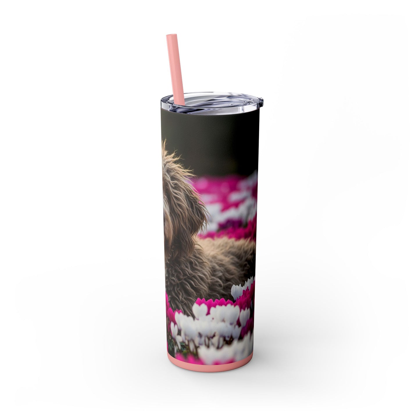 Bergamasco Sheepdog Tumbler with Straw, 20oz