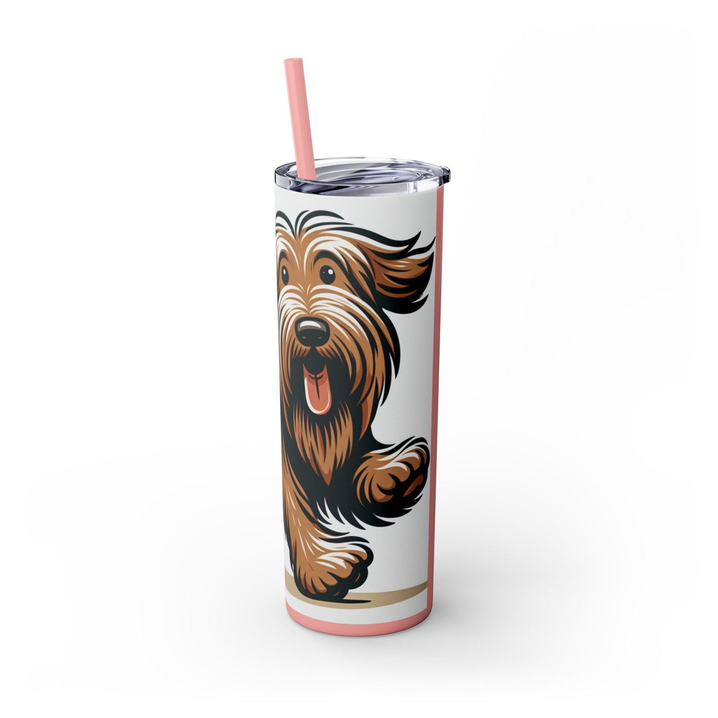 Otterhound Skinny Tumbler with Straw, 20oz