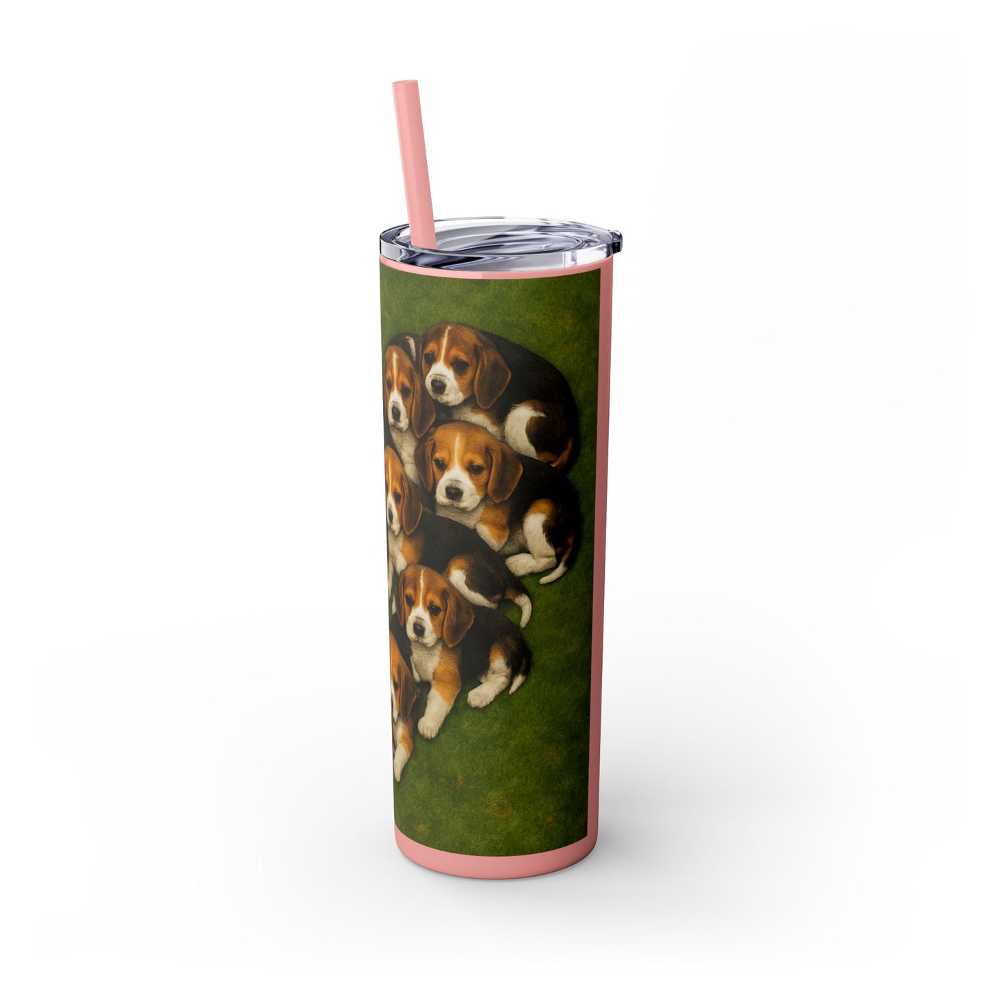 Beagle puppies Tumbler with Straw, 20oz