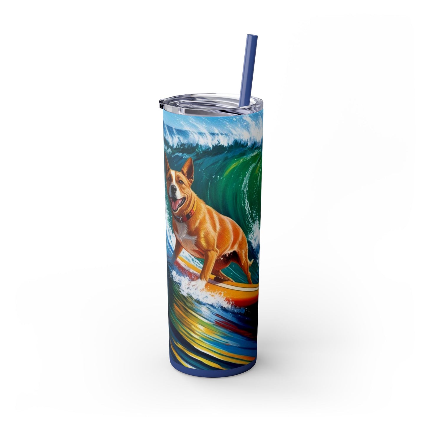 Surf Dogs Tumbler with Straw, 20oz
