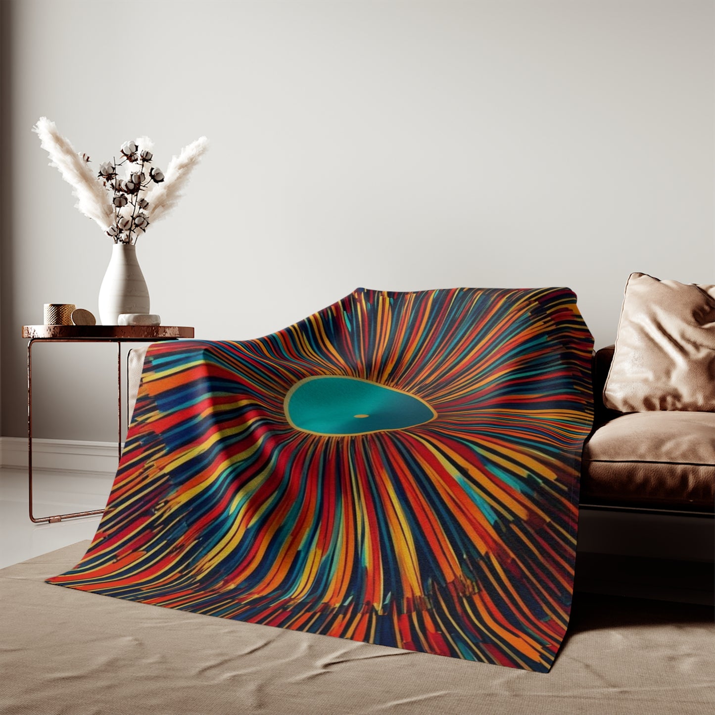 Optical Illusion Sweatshirt Blanket