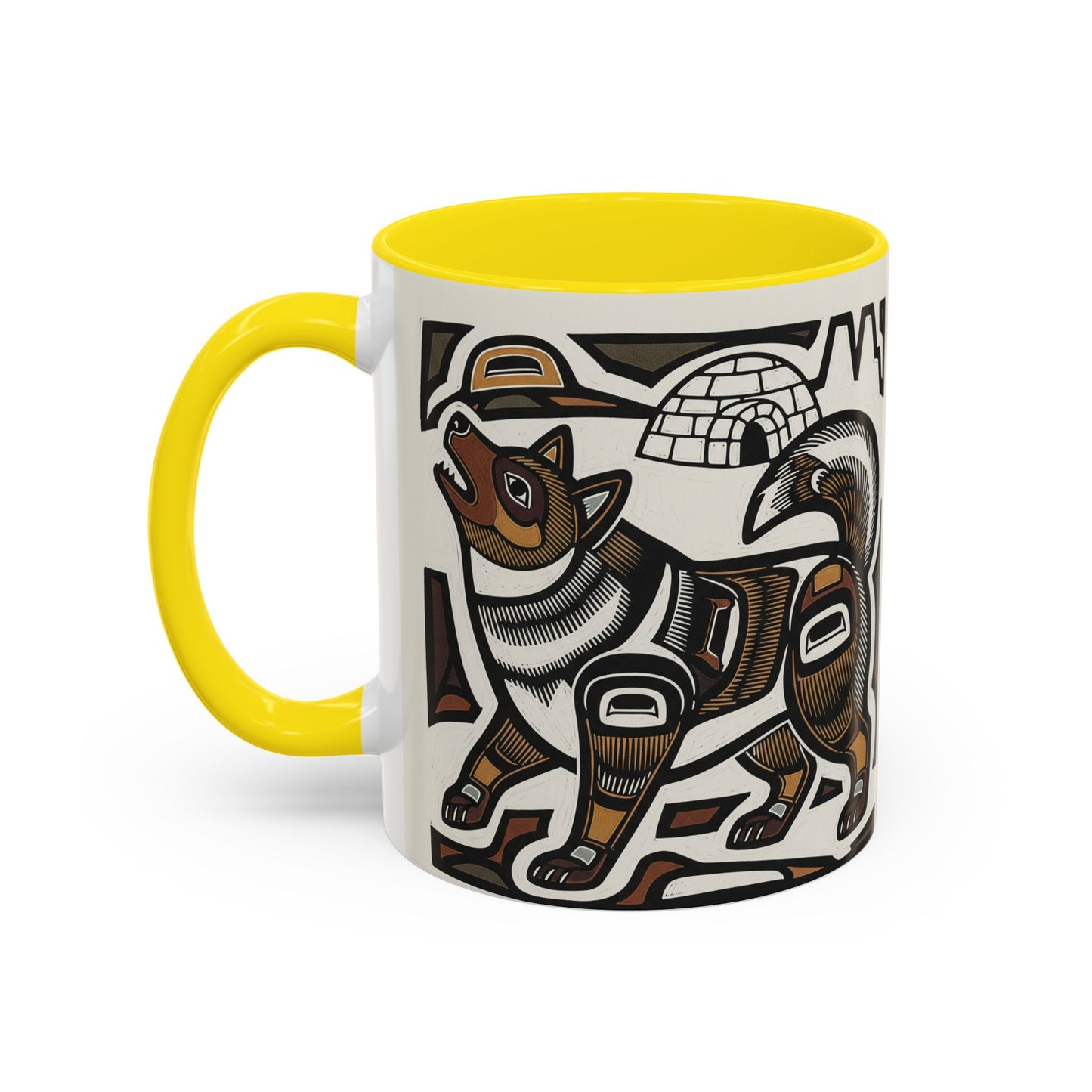 Canadian Eskimo Dog Accent Coffee Mug - Perfect Gift for Dog Lovers