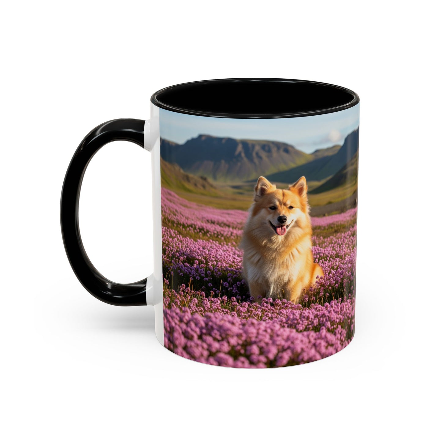 Icelandic Sheepdog Accent Coffee Mug - Perfect Gift for Dog Lovers