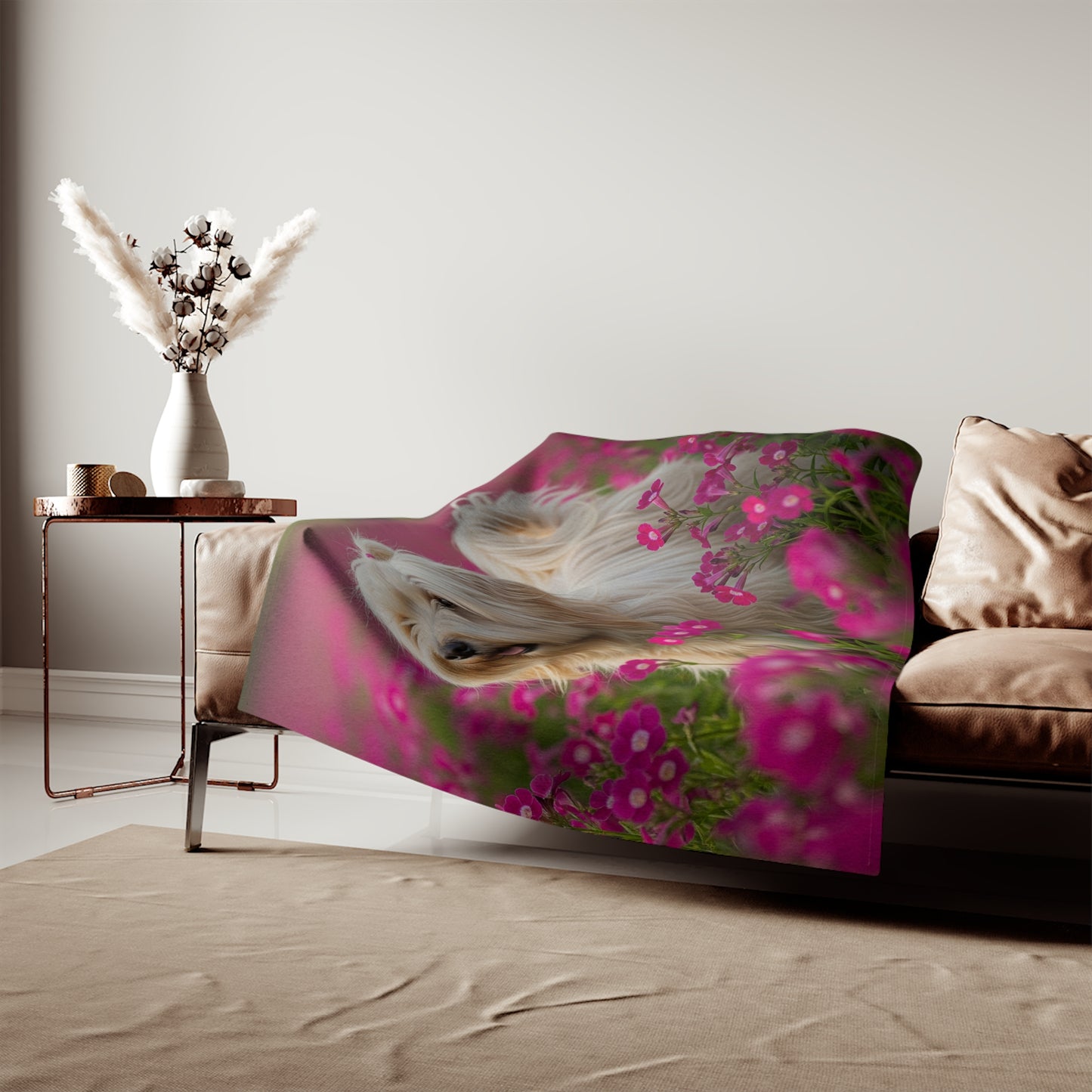 Tibetan Terrier Sweatshirt Blanket