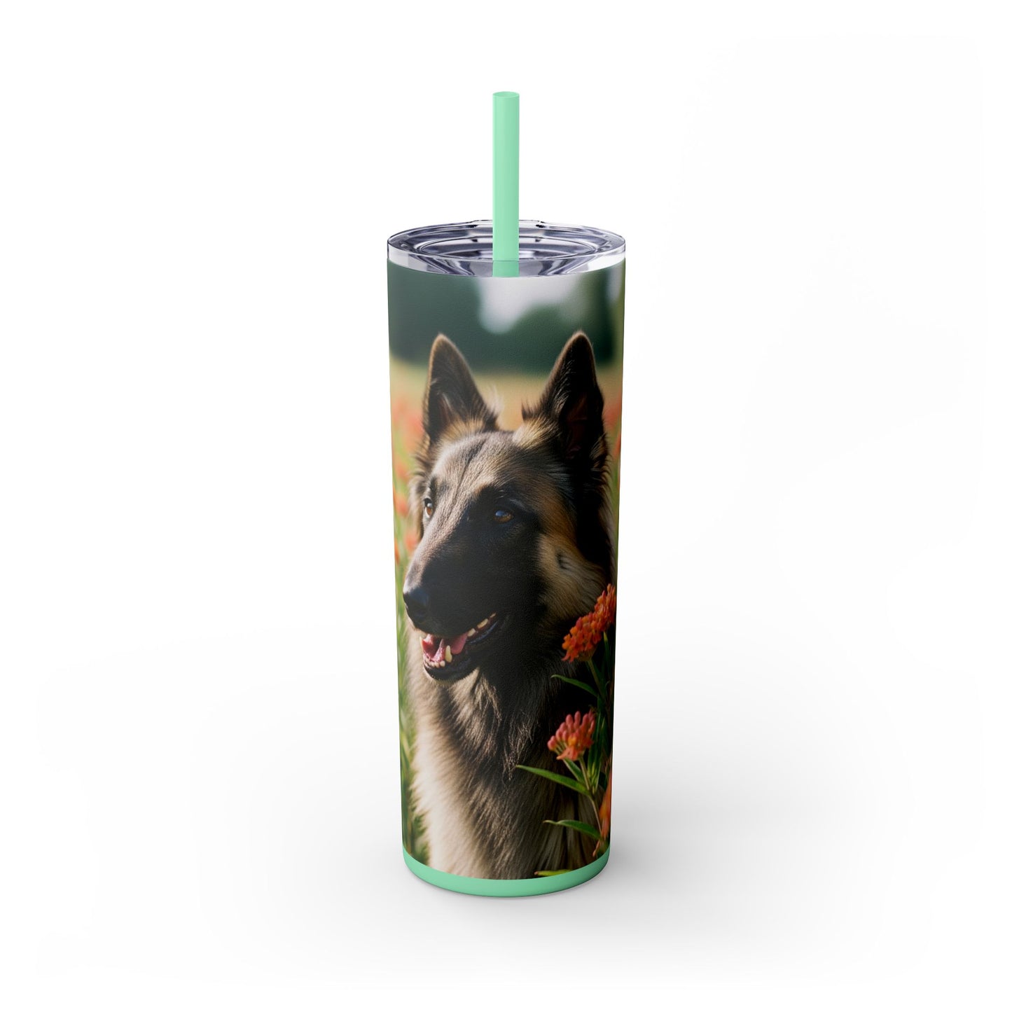 Belgian Tervuren Tumbler with Straw, 20oz