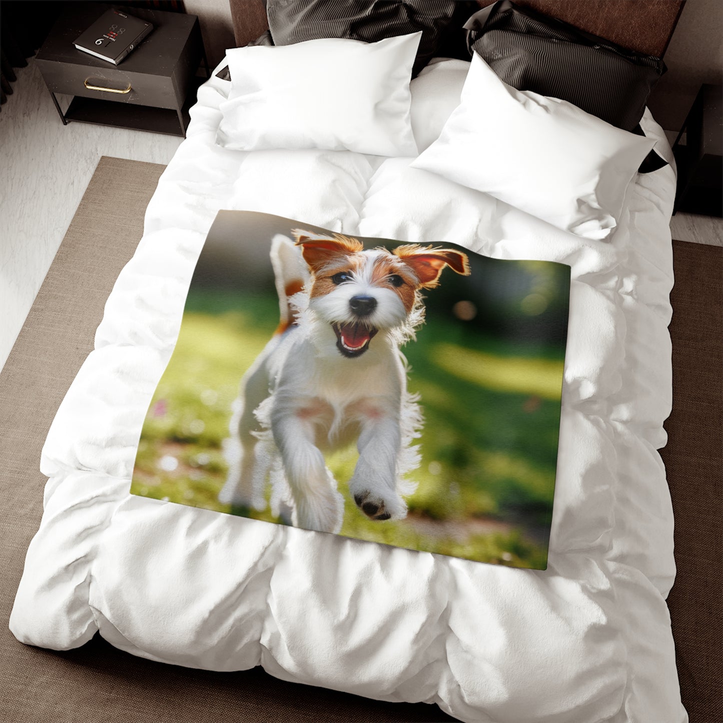 Parson Russell Terrier Sweatshirt Blanket