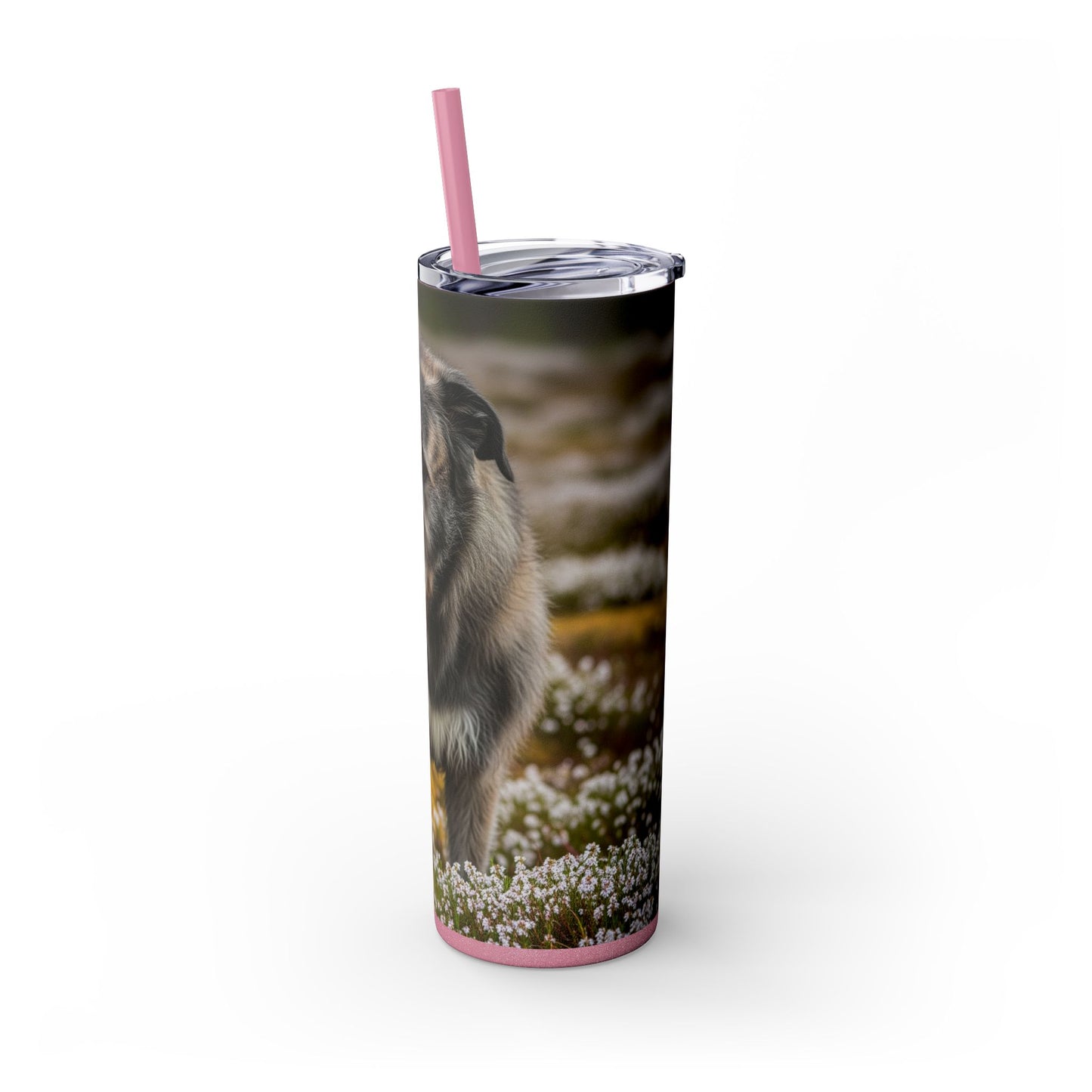Irish Wolfhound Tumbler with Straw, 20oz