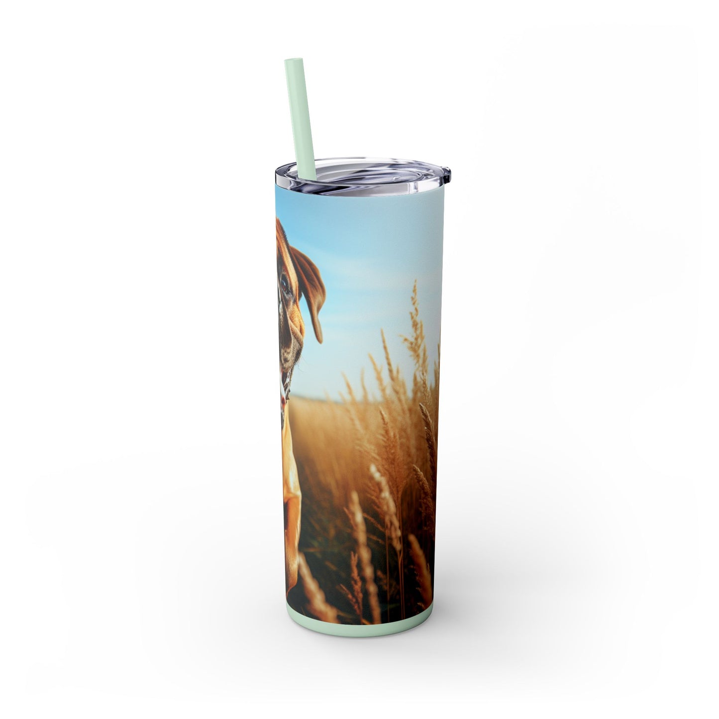 Bullmastiff Tumbler with Straw, 20oz