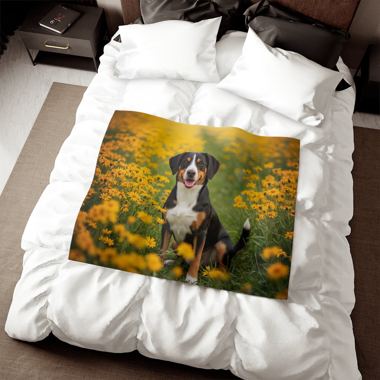 Entlebucher Mountain Dog Sweatshirt Blanket
