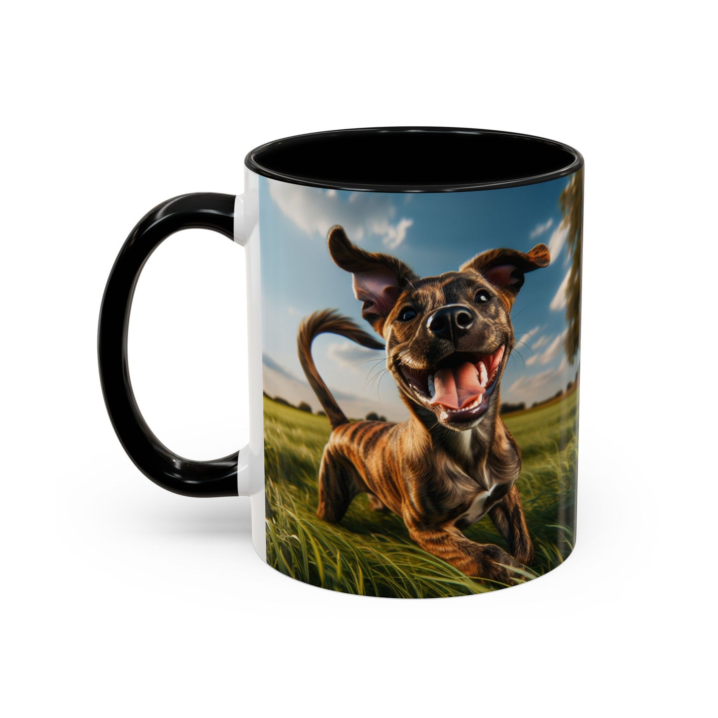 Treeing Tennessee Brindle Accent Coffee Mug - Perfect Gift for Dog Lovers