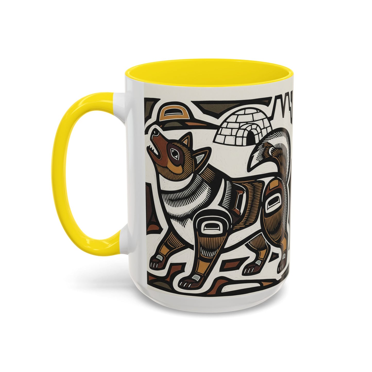 Canadian Eskimo Dog Accent Coffee Mug - Perfect Gift for Dog Lovers