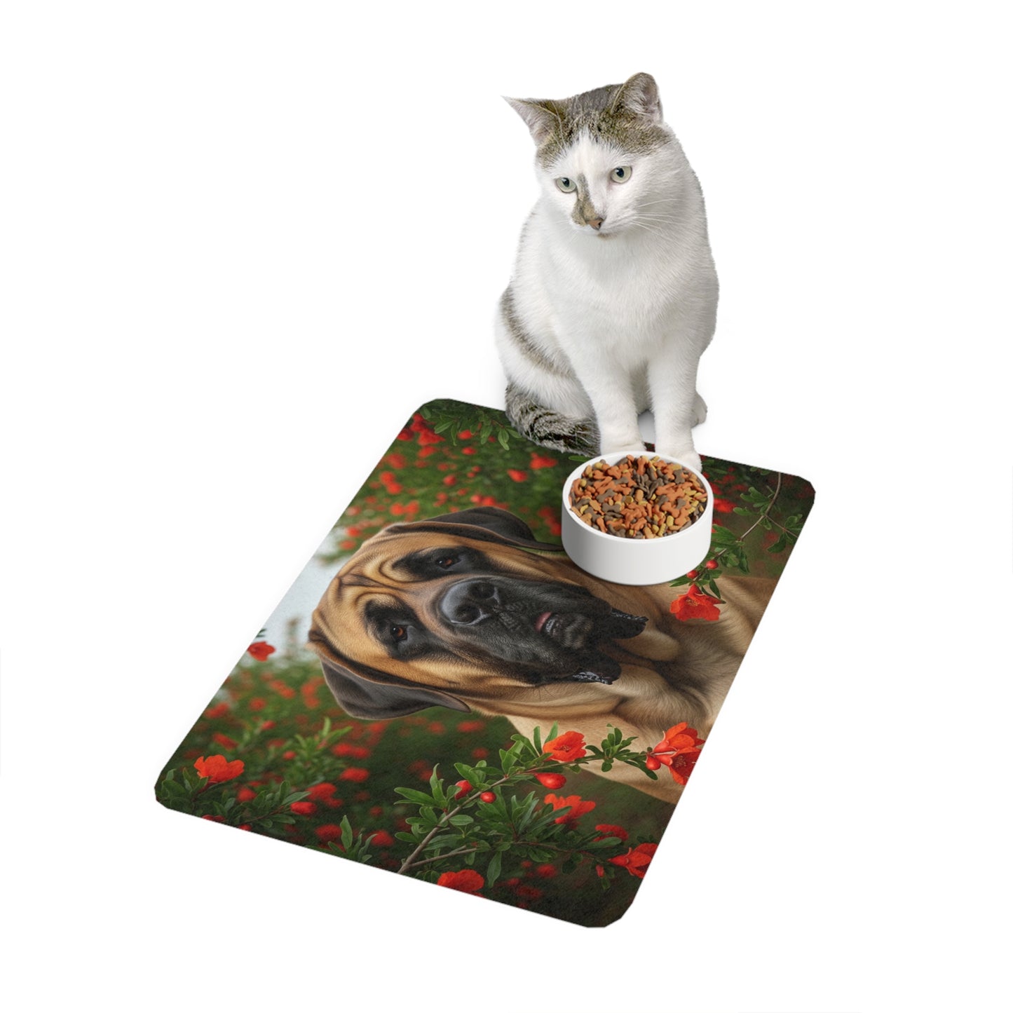 Pet Food Mat (12x18) - Mastiff