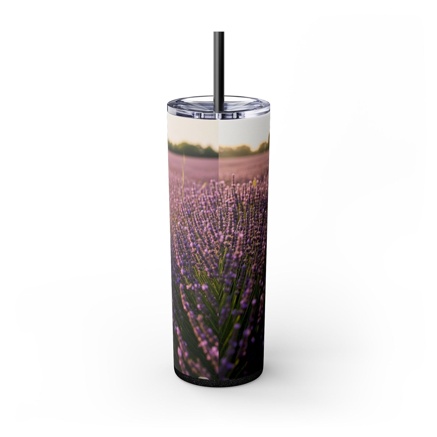 Poodle Skinny Tumbler with Straw, 20oz