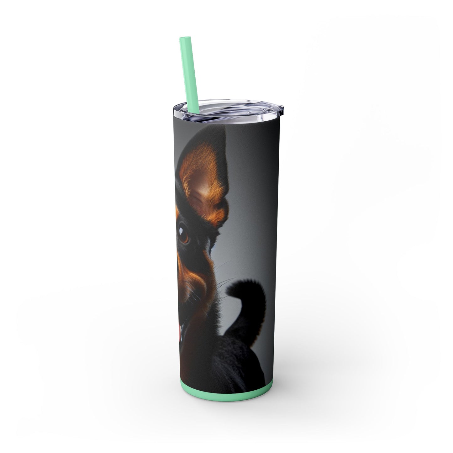 Lancashire Heeler Tumbler with Straw, 20oz