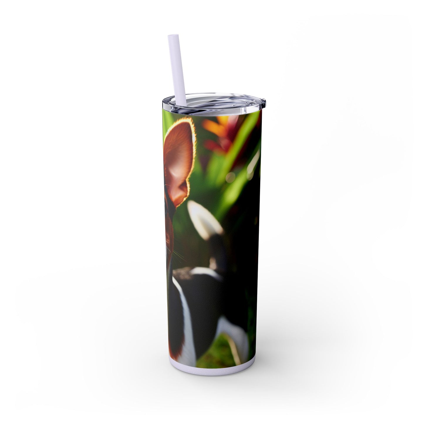 Brazilian Terrier Tumbler with Straw, 20oz