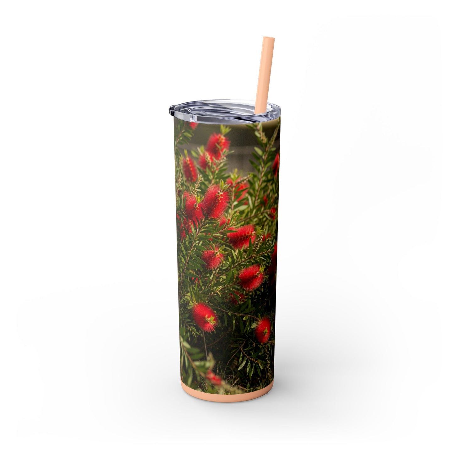Australian Cattle Dog Skinny Tumbler with Straw, 20oz