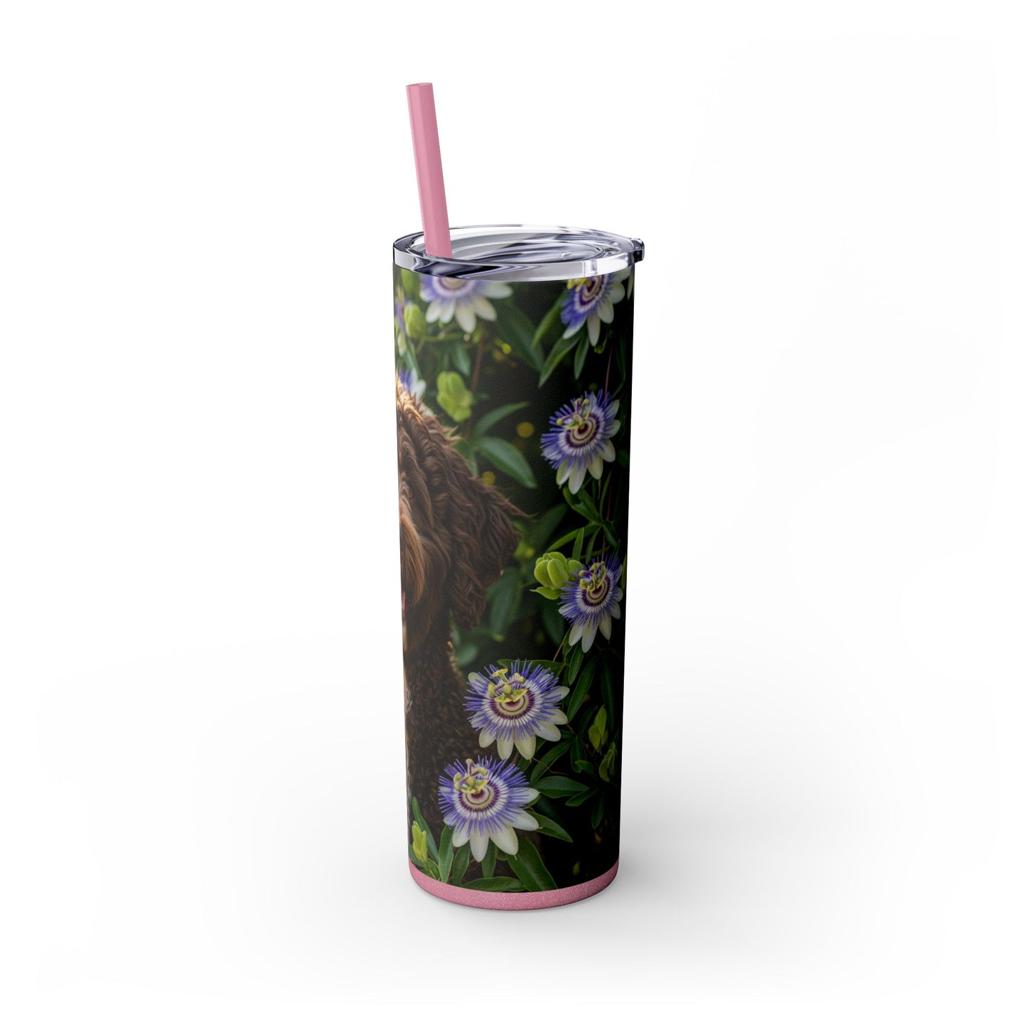 Spanish Water Dog Tumbler with Straw, 20oz