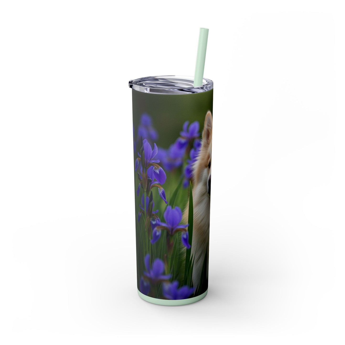 Pomsky Tumbler with Straw, 20oz