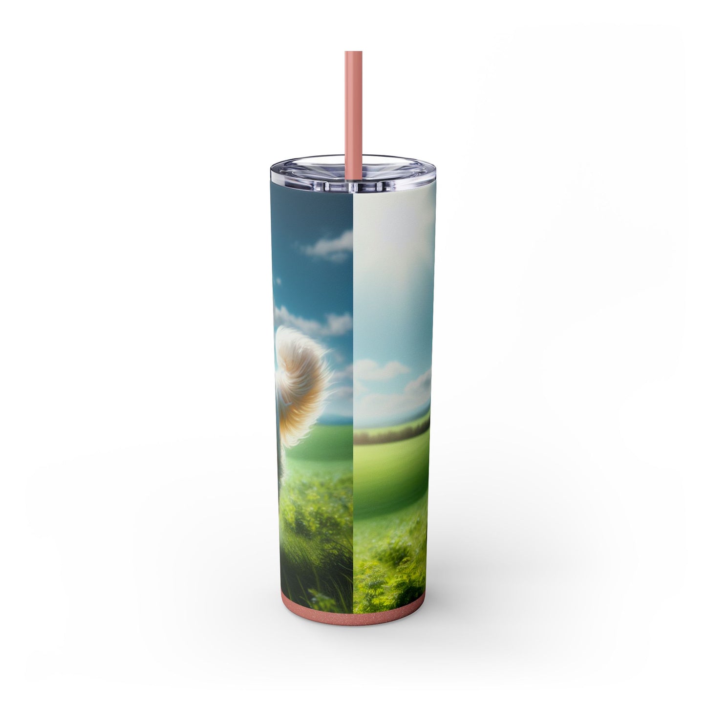 Kuvasz Tumbler with Straw, 20oz