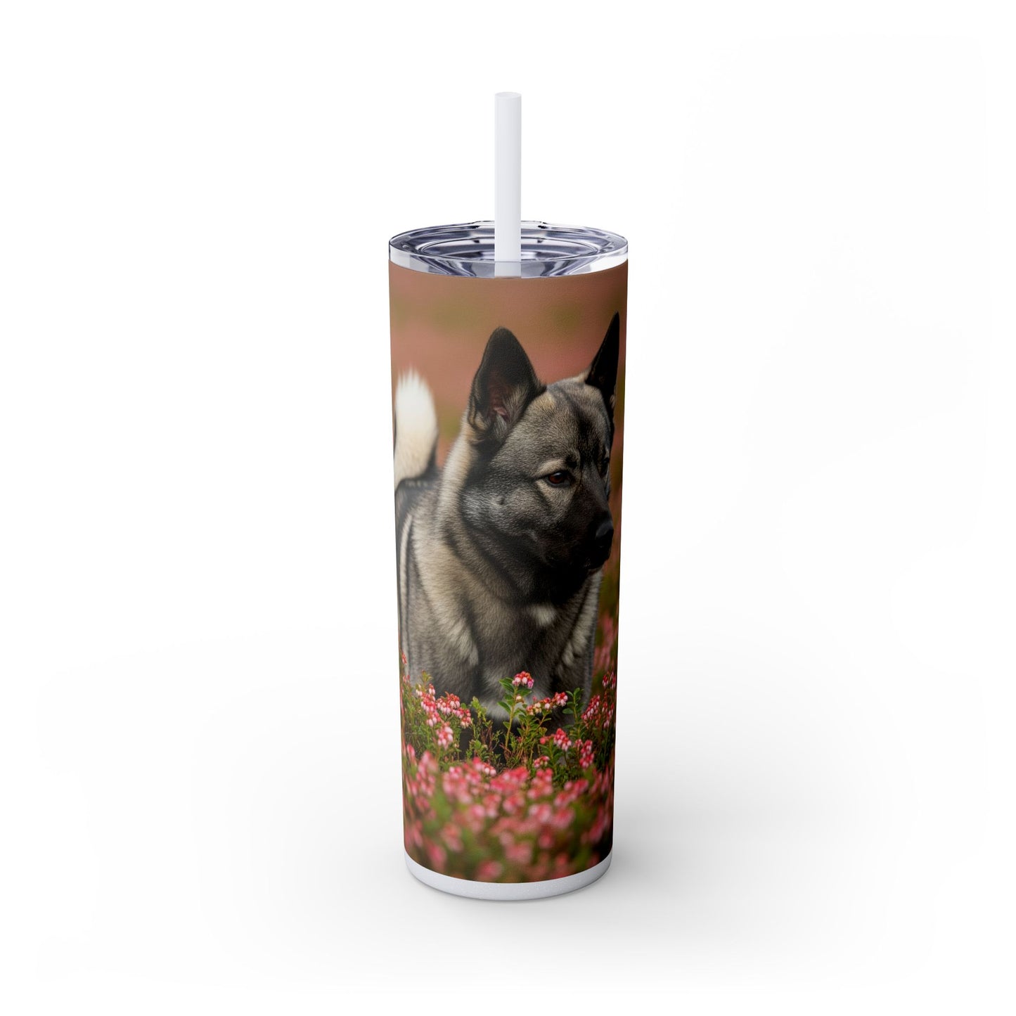 Norwegian Elkhound Tumbler with Straw, 20oz