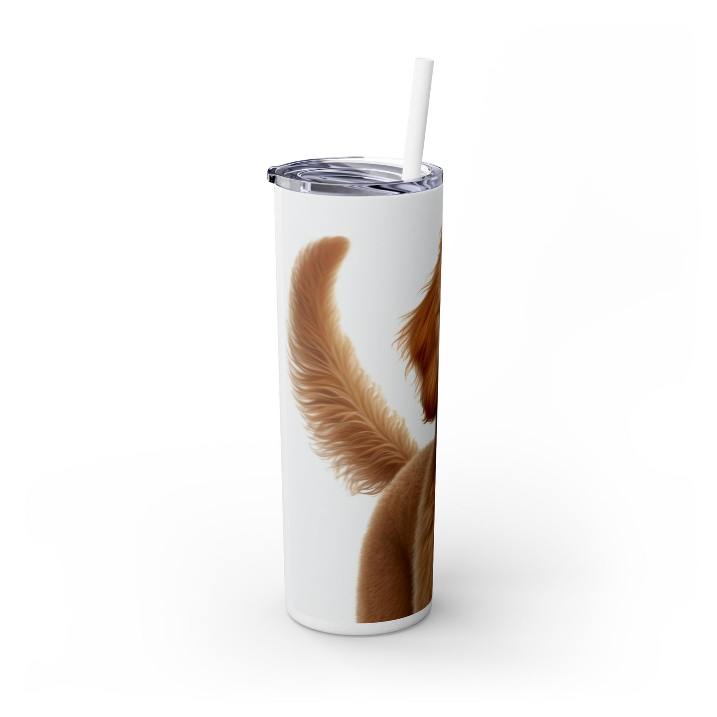 Goldendoodle Tumbler with Straw, 20oz