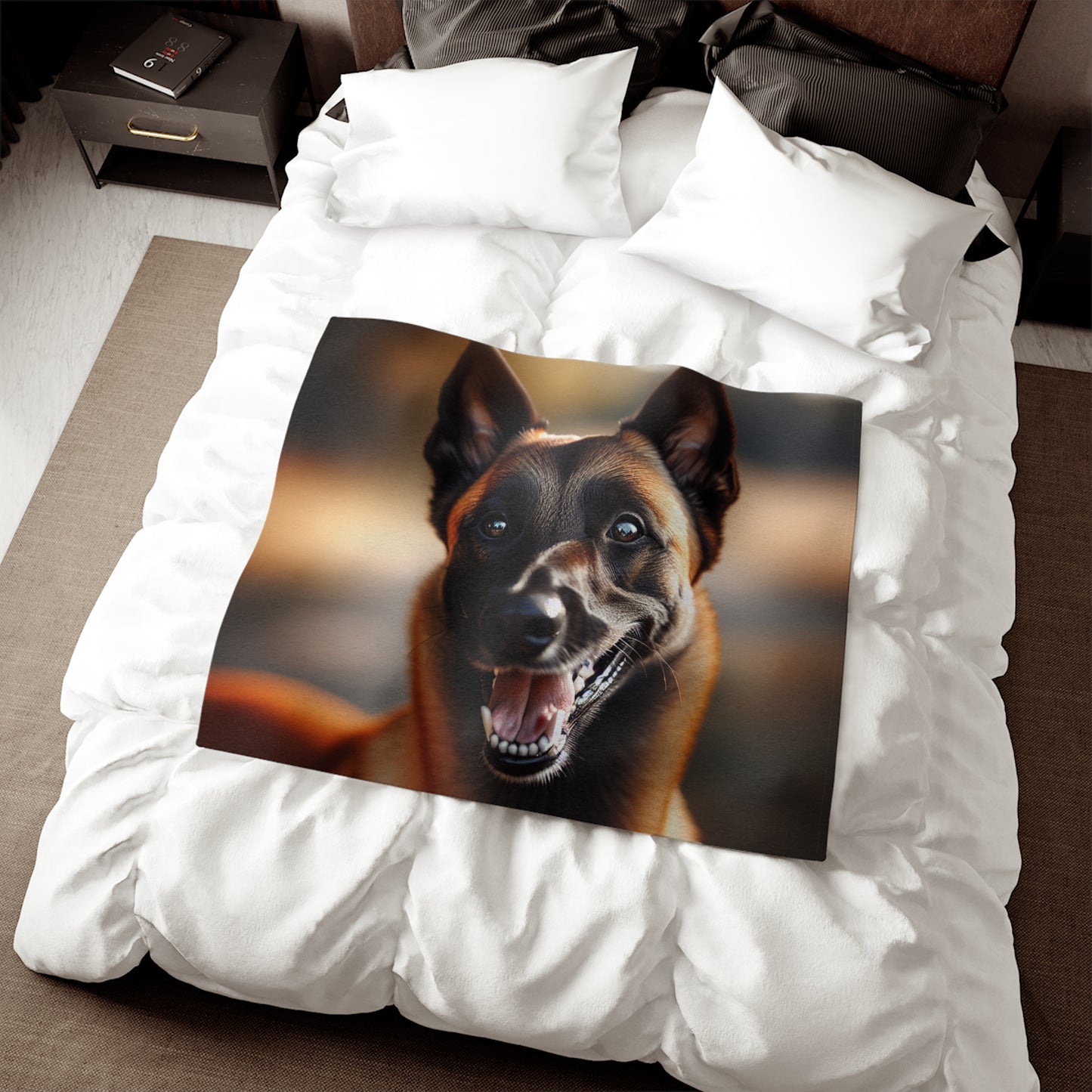 Belgian Shepherd Dog Malinois Sweatshirt Blanket