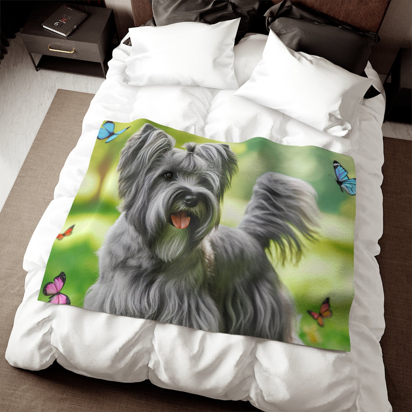 Skye Terrier Sweatshirt Blanket