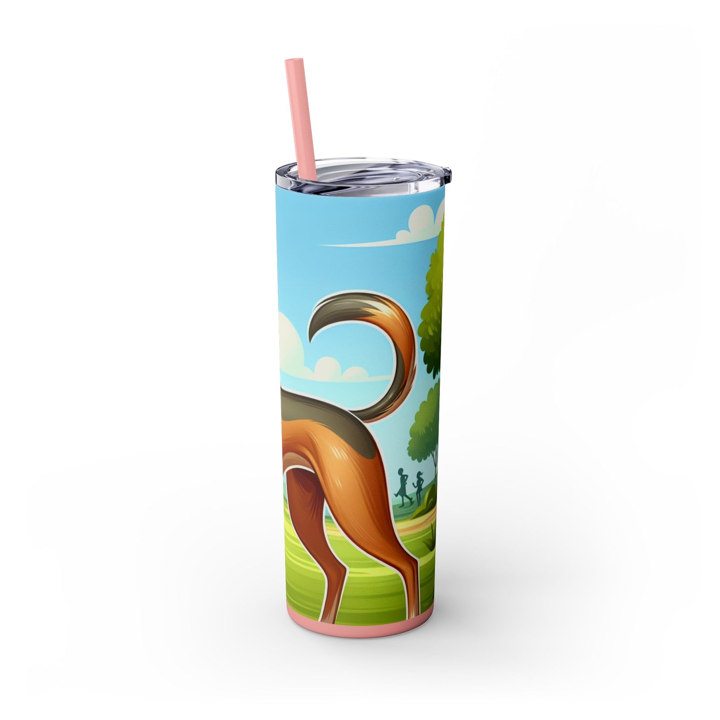 Azawakh Tumbler with Straw, 20oz