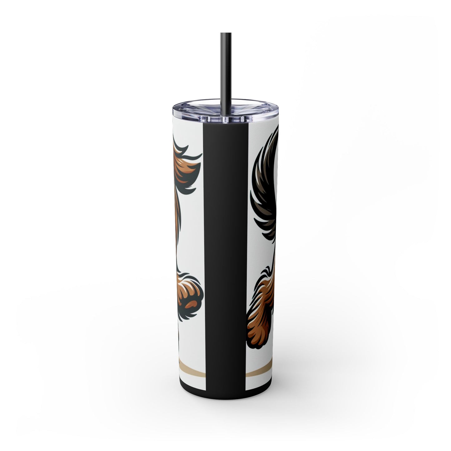 Otterhound Skinny Tumbler with Straw, 20oz
