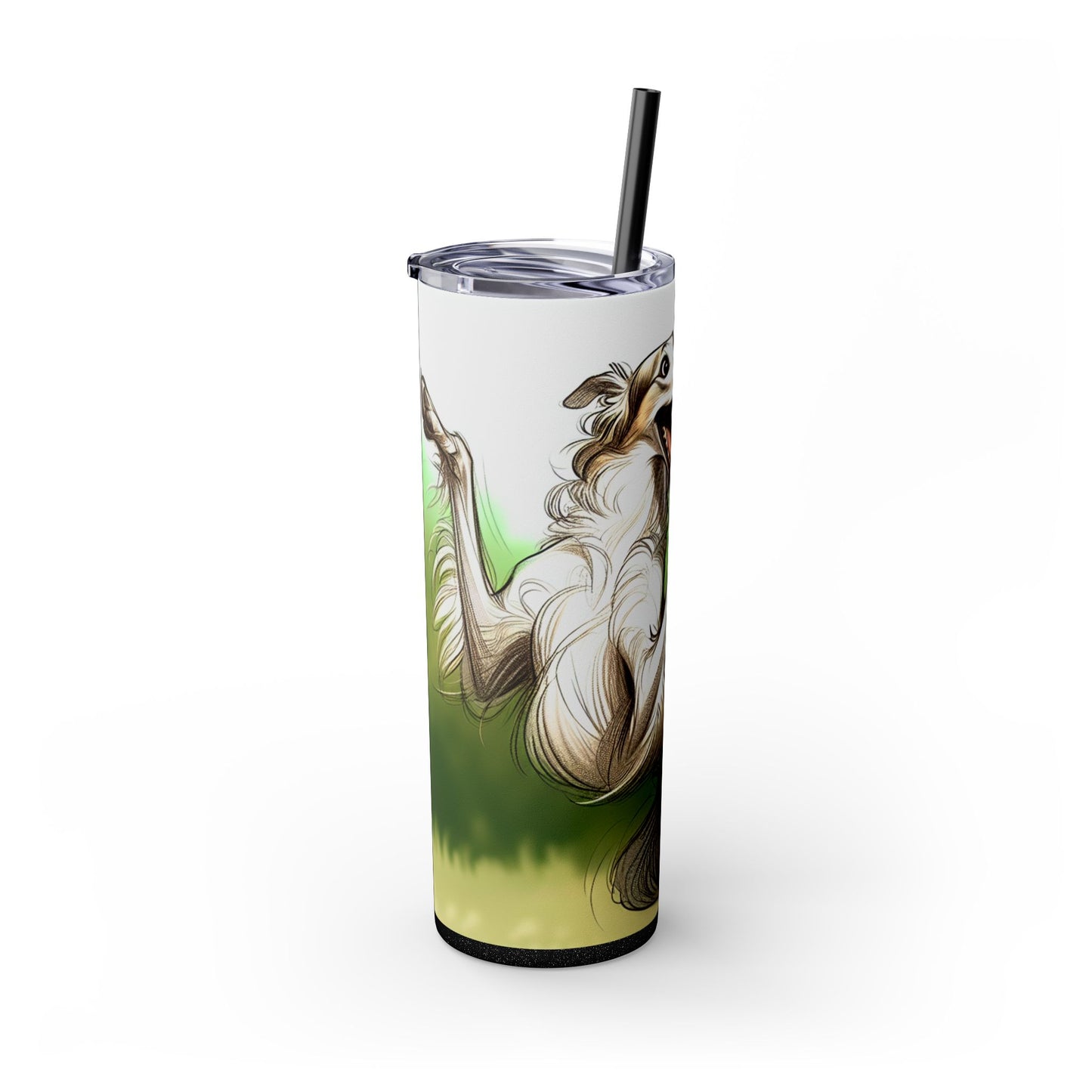Borzoi Tumbler with Straw, 20oz