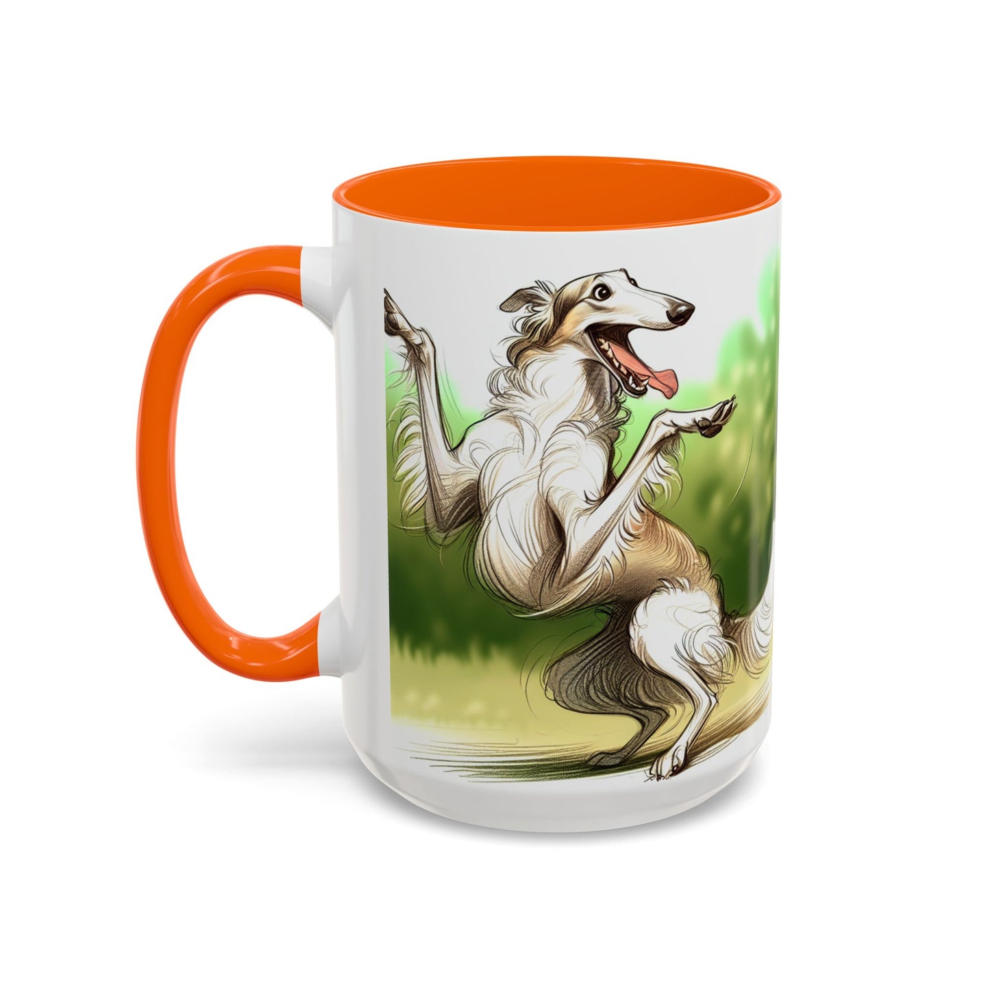 Borzoi Accent Coffee Mug - Perfect Gift for Dog Lovers