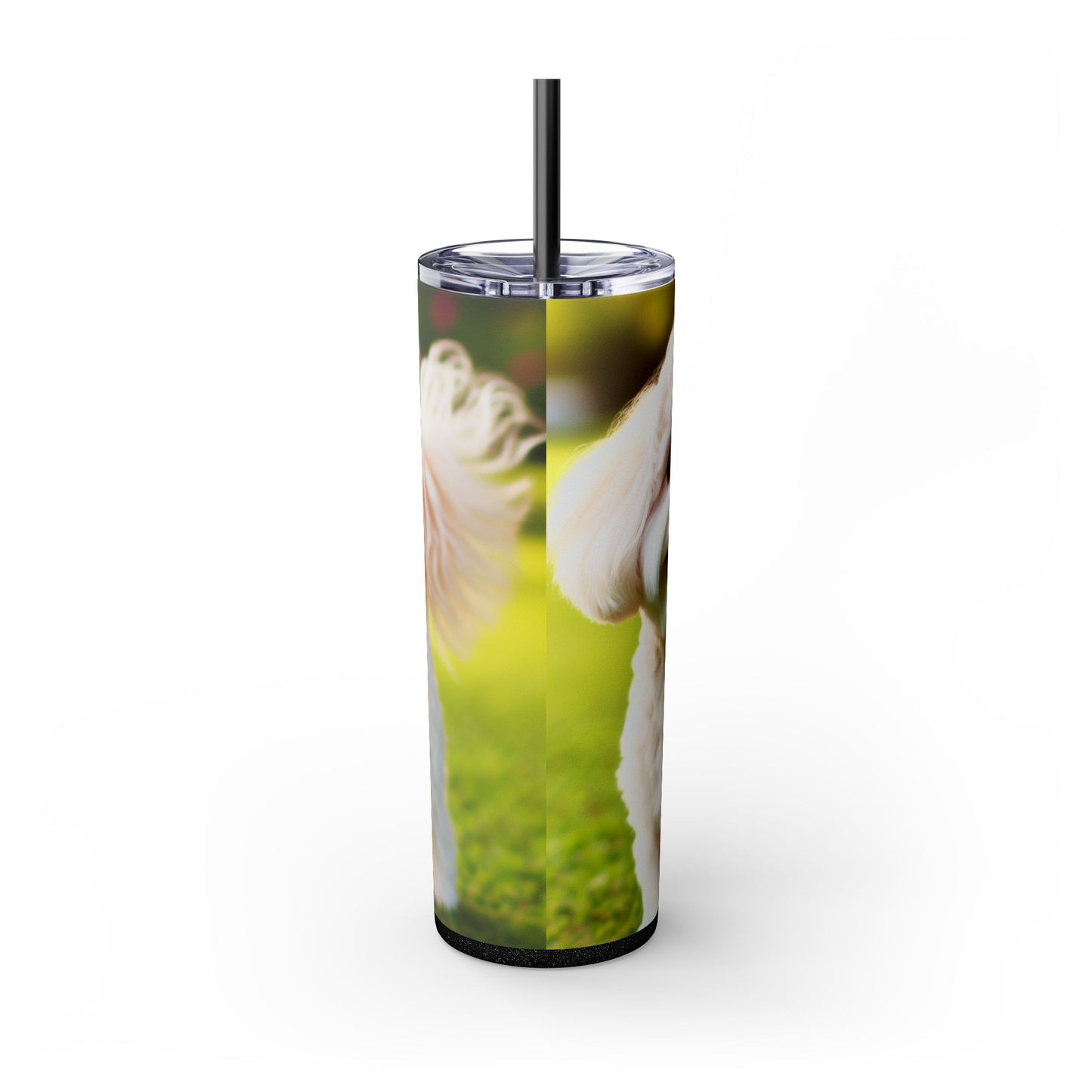 Maltipoo Tumbler with Straw, 20oz