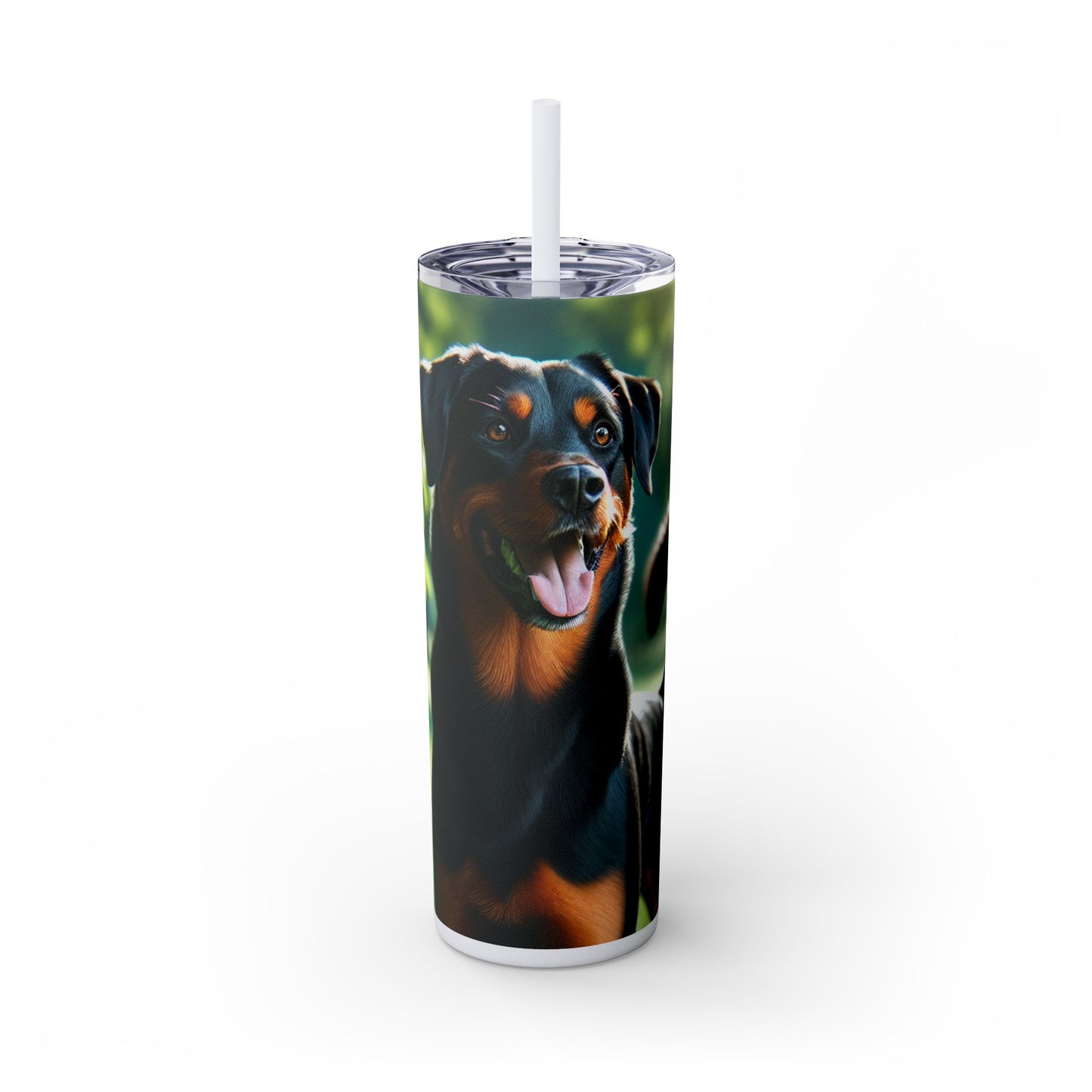 Beauceron Tumbler with Straw, 20oz