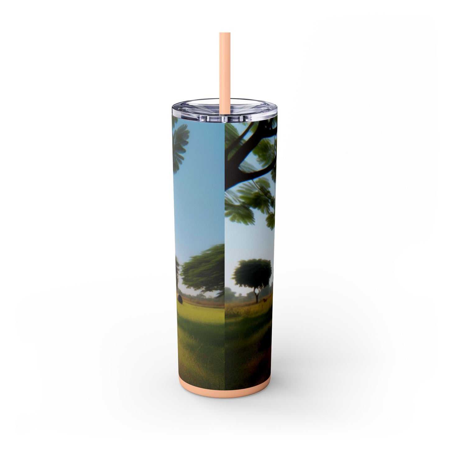 Indian Pariah Dog Tumbler with Straw, 20oz