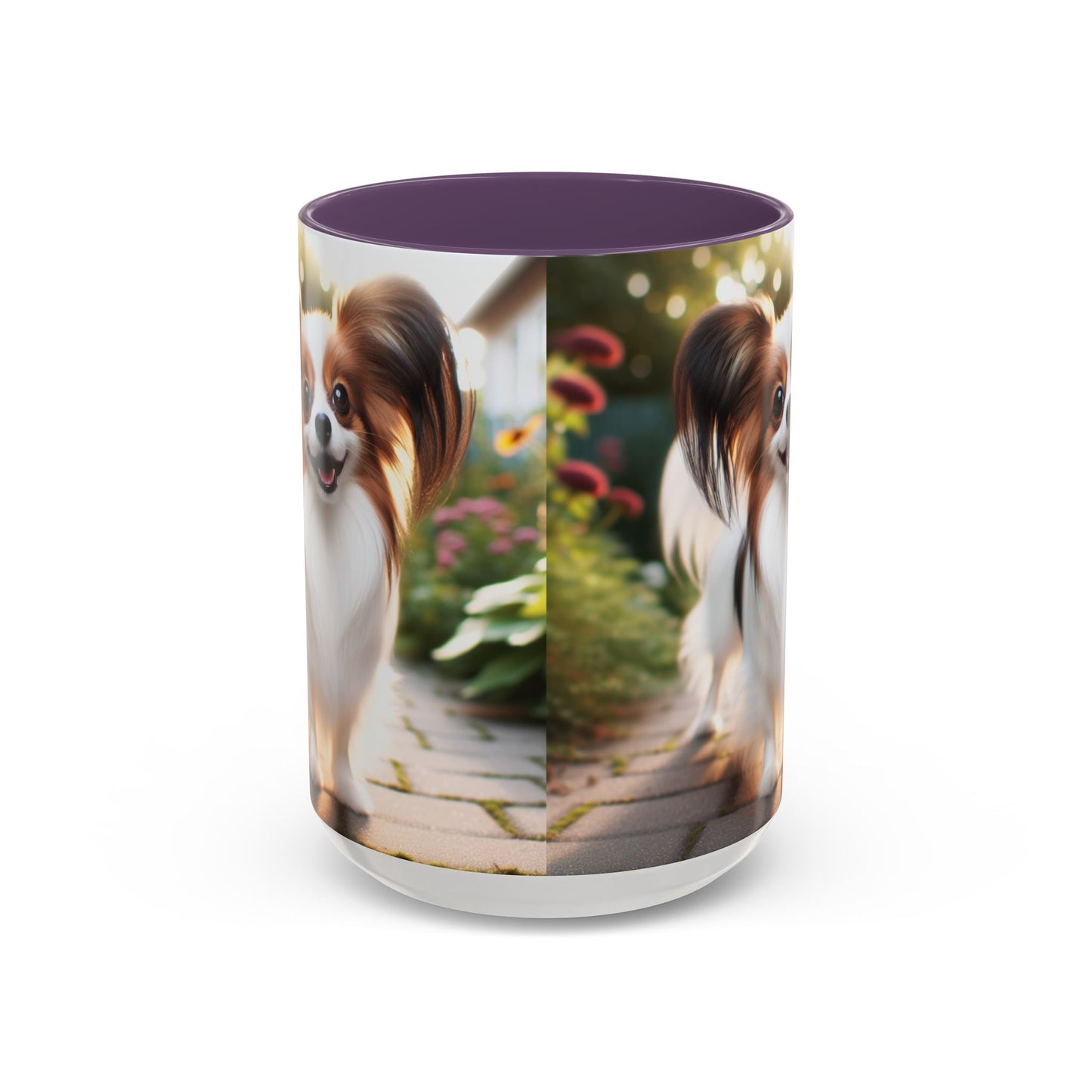 Papillon Accent Coffee Mug - Perfect Gift for Dog Lovers