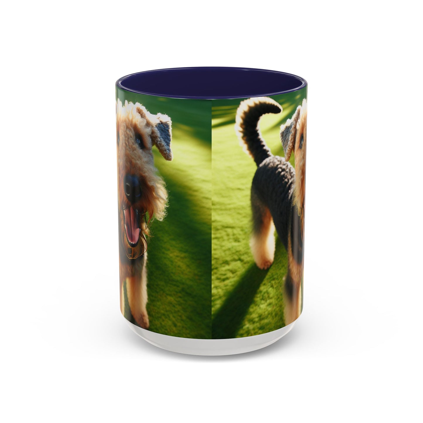 Airedale Terrier Accent Coffee Mug - Perfect Gift for Dog Lovers