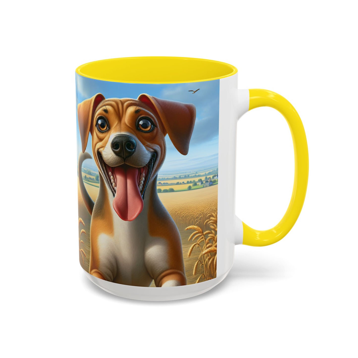 Banjara Hound Accent Coffee Mug - Perfect Gift for Dog Lovers