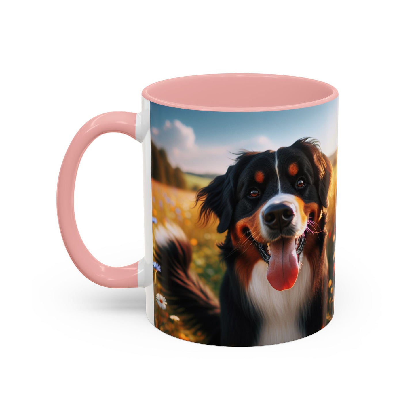 Bernese Mountain Dog Accent Coffee Mug - Perfect Gift for Dog Lovers