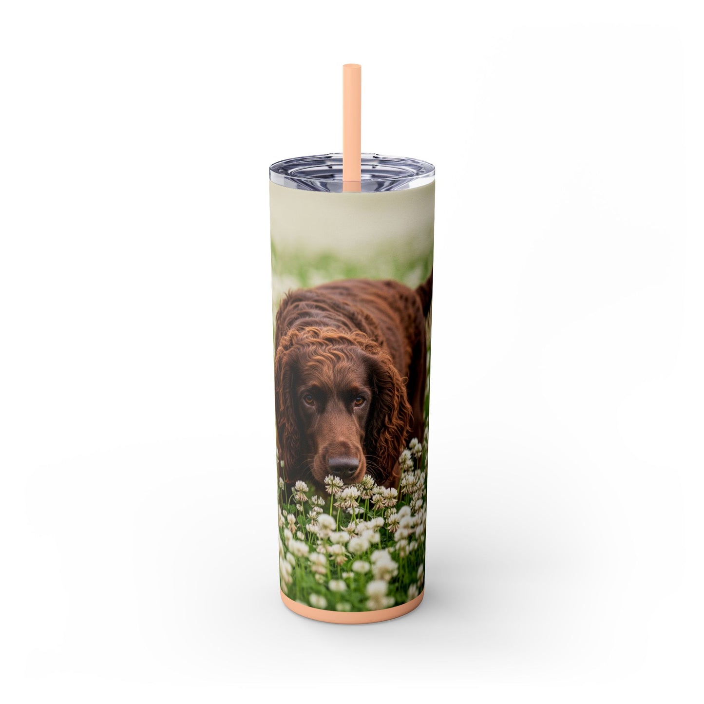Irish Water Spaniel Tumbler with Straw, 20oz