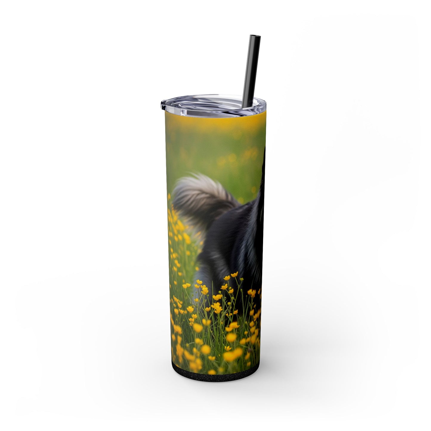 Belgian Sheepdog Tumbler with Straw, 20oz