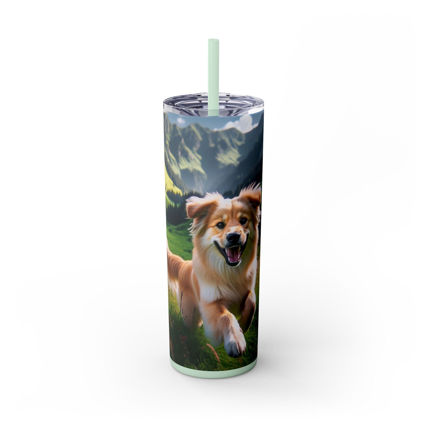 Romanian Carpathian Shepherd Tumbler with Straw, 20oz