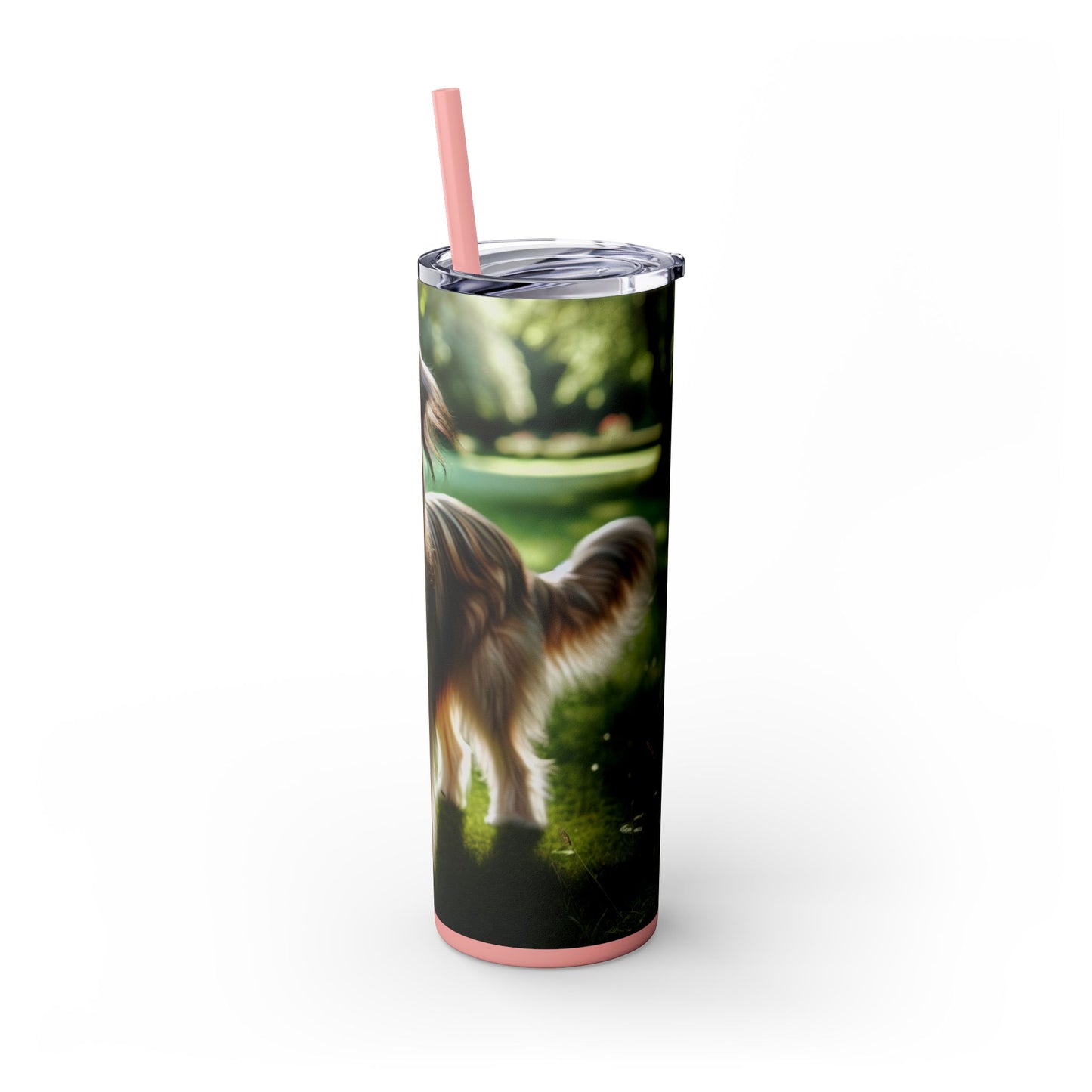 Pyrenean Shepherd Tumbler with Straw, 20oz