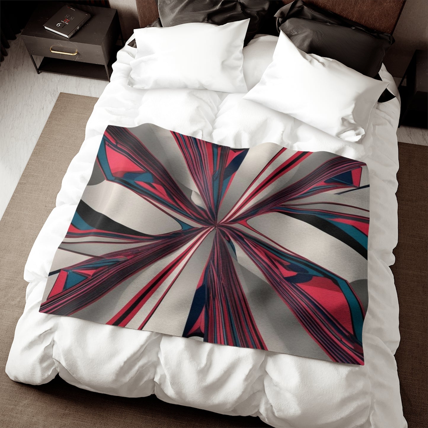Optical Illusion Sweatshirt Blanket