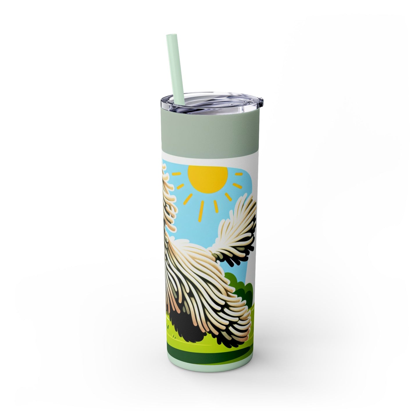 Komondor Tumbler with Straw, 20oz