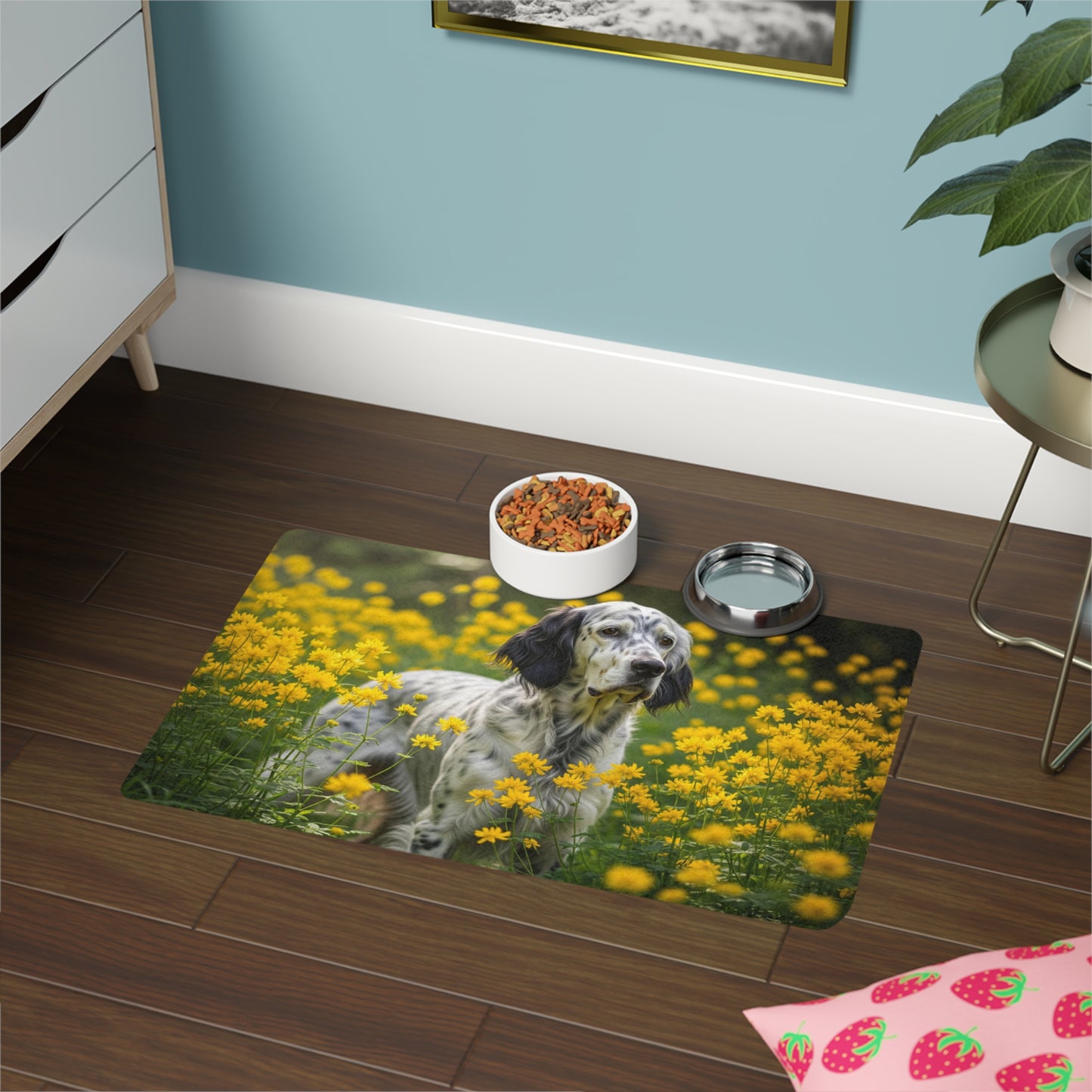 Pet Food Mat (12x18) - English Setter