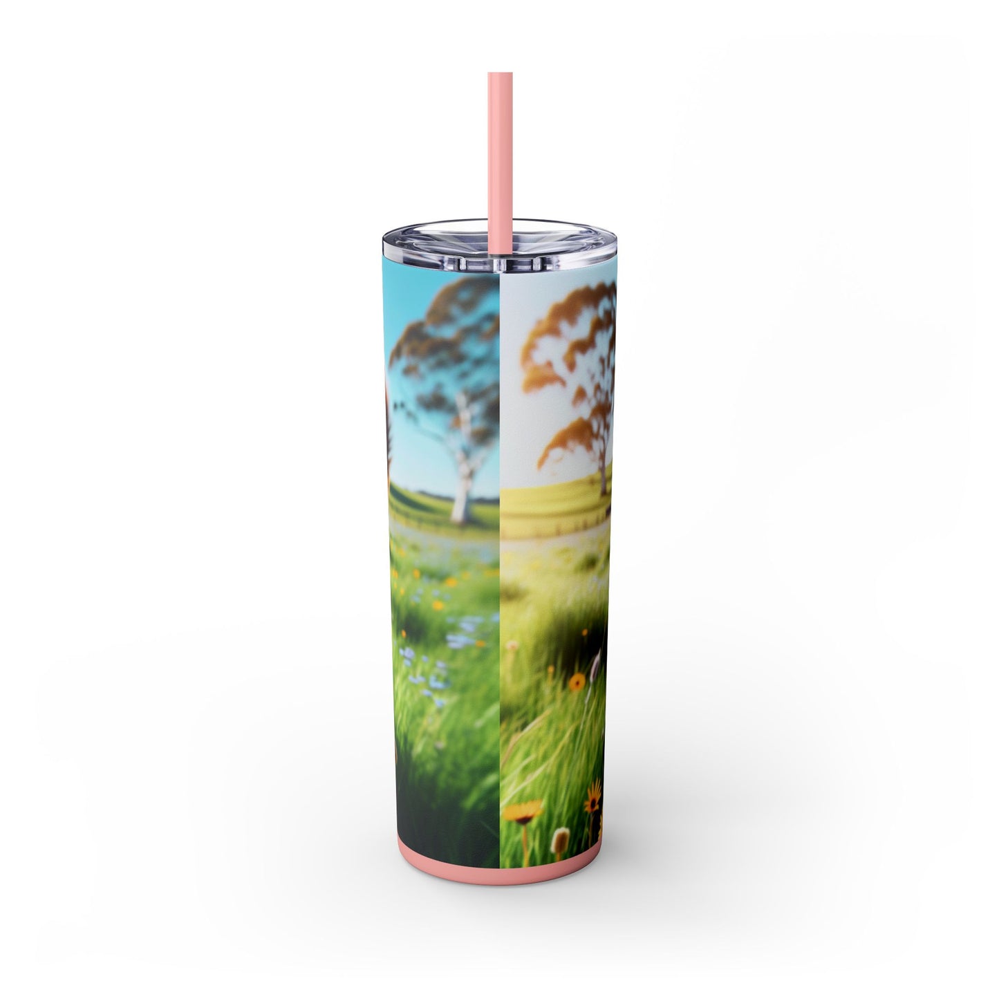 Australian Kelpie Tumbler with Straw, 20oz