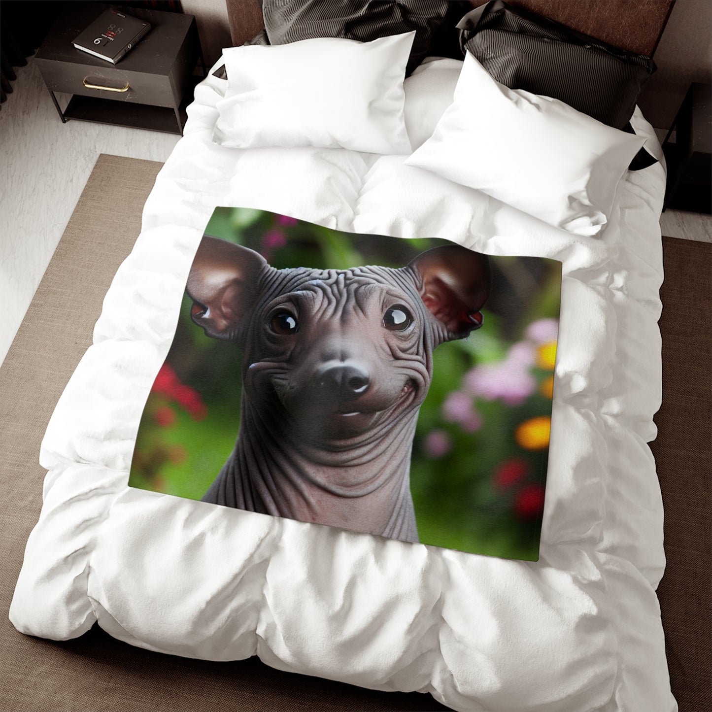 Peruvian Hairless Dog Sweatshirt Blanket